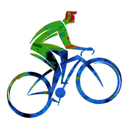 The Bespoke Bikeways bike logo.